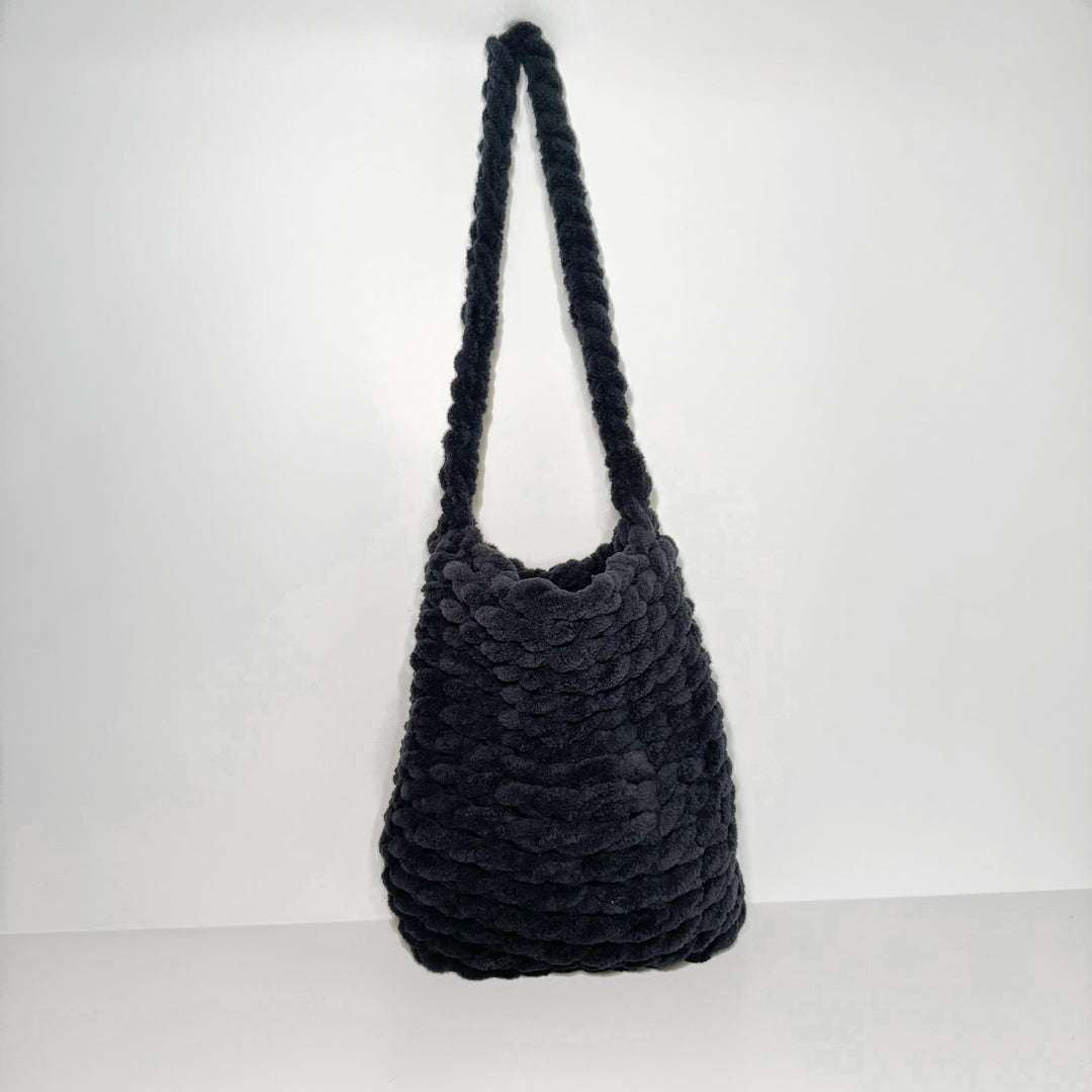 Ivory Tote | Black